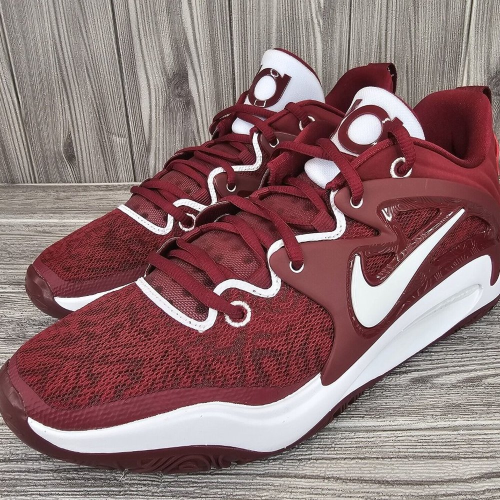 NIKE KD 15 TB Basketball Sneakers Shoes - Red/White - Men's Size 10 - NEW